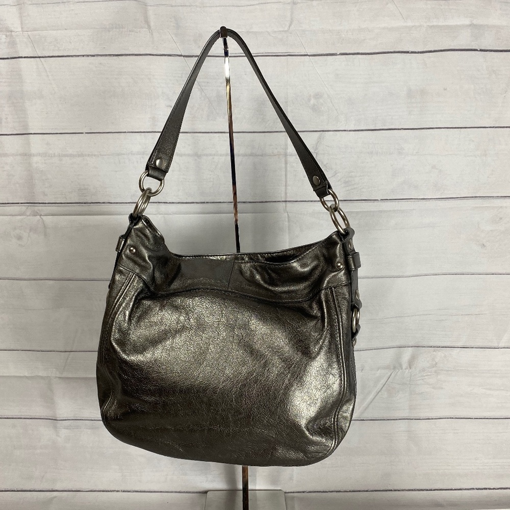 Coach Zoe F14706 Shoulder Bag Pewter